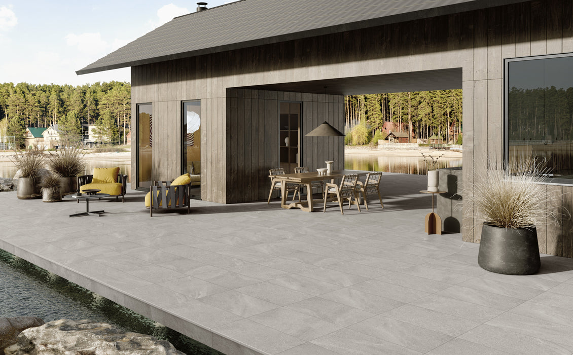 Boston Porcelain Gray Paver Matte 4