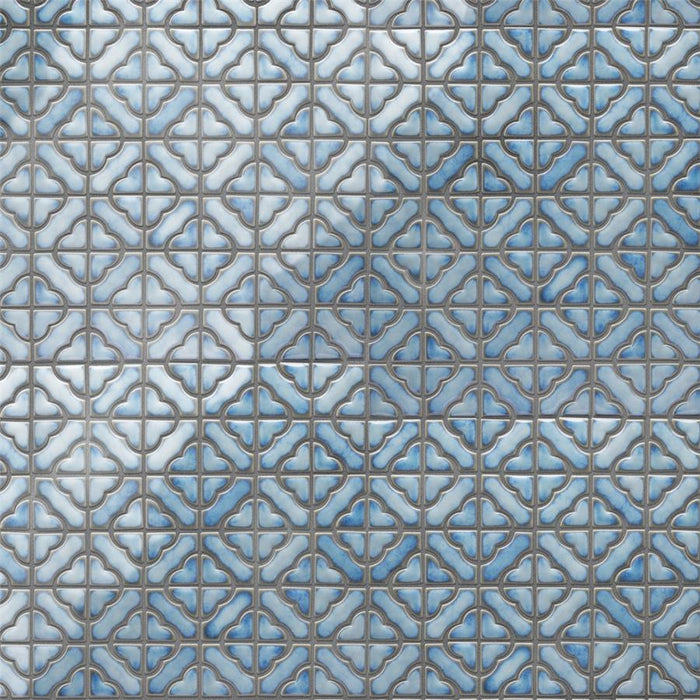 Hudson Porcelain Tower Marine Mosaic Glossy 1