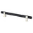 Radial Reign Aluminum Matte Black and Brushed Nickel Cabinet Pull Matte Black / Brushed Nickel 3