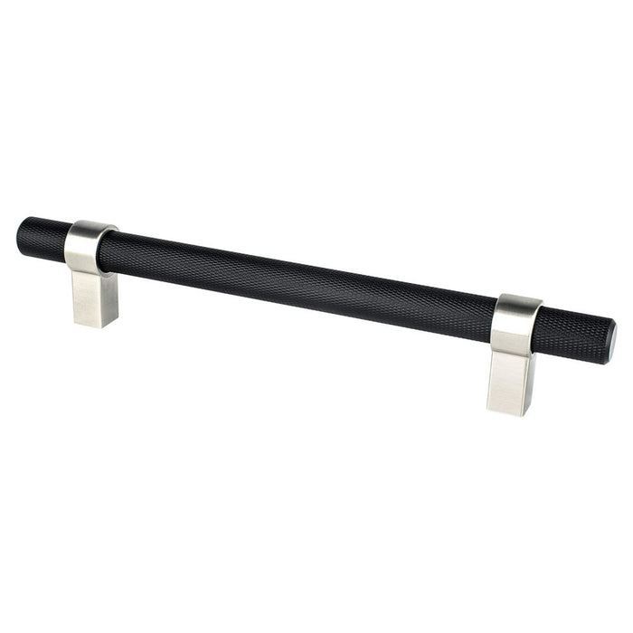Radial Reign Aluminum Matte Black and Brushed Nickel Cabinet Pull Matte Black / Brushed Nickel 3