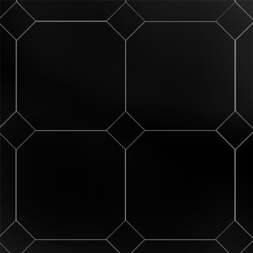 Monocolor Ceramic Nero Tile Matte 1