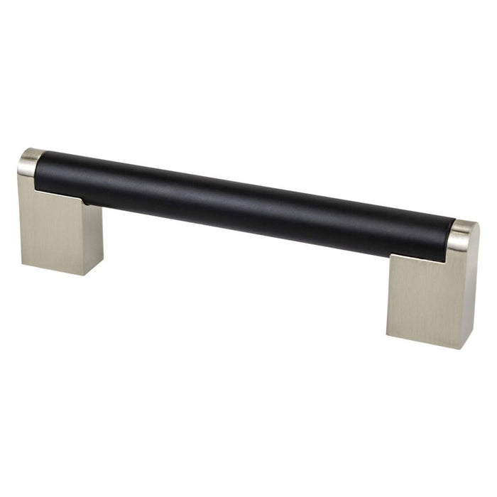 Studio Remix Stainless Steel Matte Black and Brushed Nickel Cabinet Pull Matte Black / Brushed Nickel 2