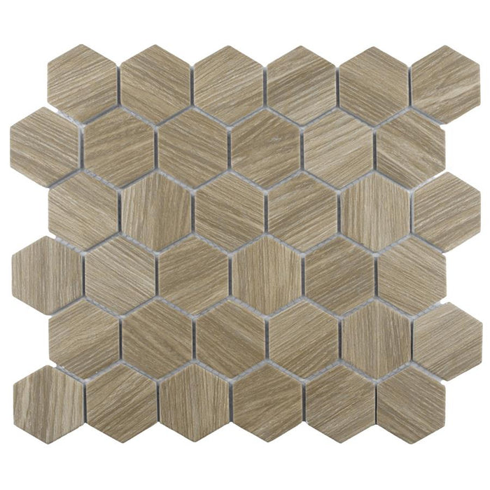 Llama Porcelain Noce Mosaic Matte 1