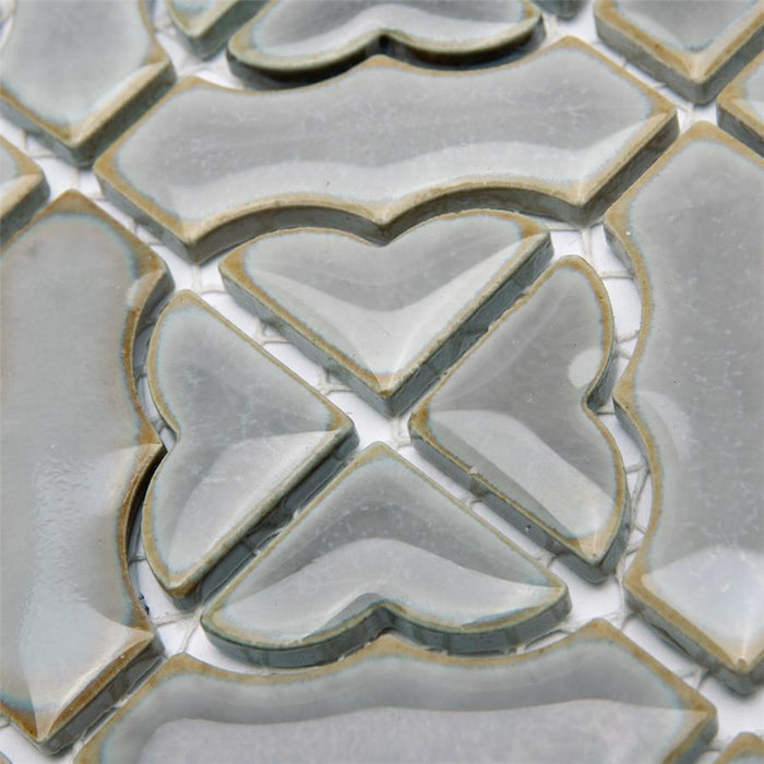 Hudson Porcelain Tower Grey Eye Mosaic Glossy 8
