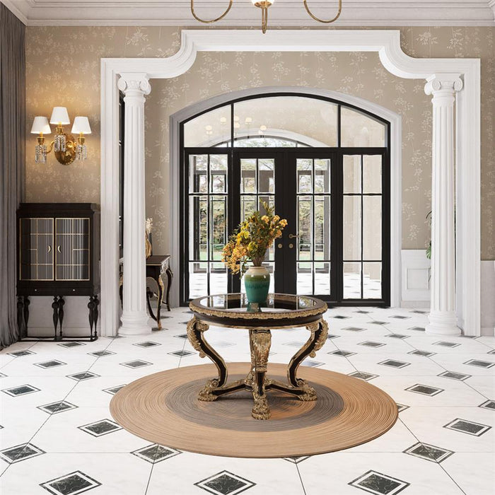 Meraye Ceramic White Tile Glossy 2