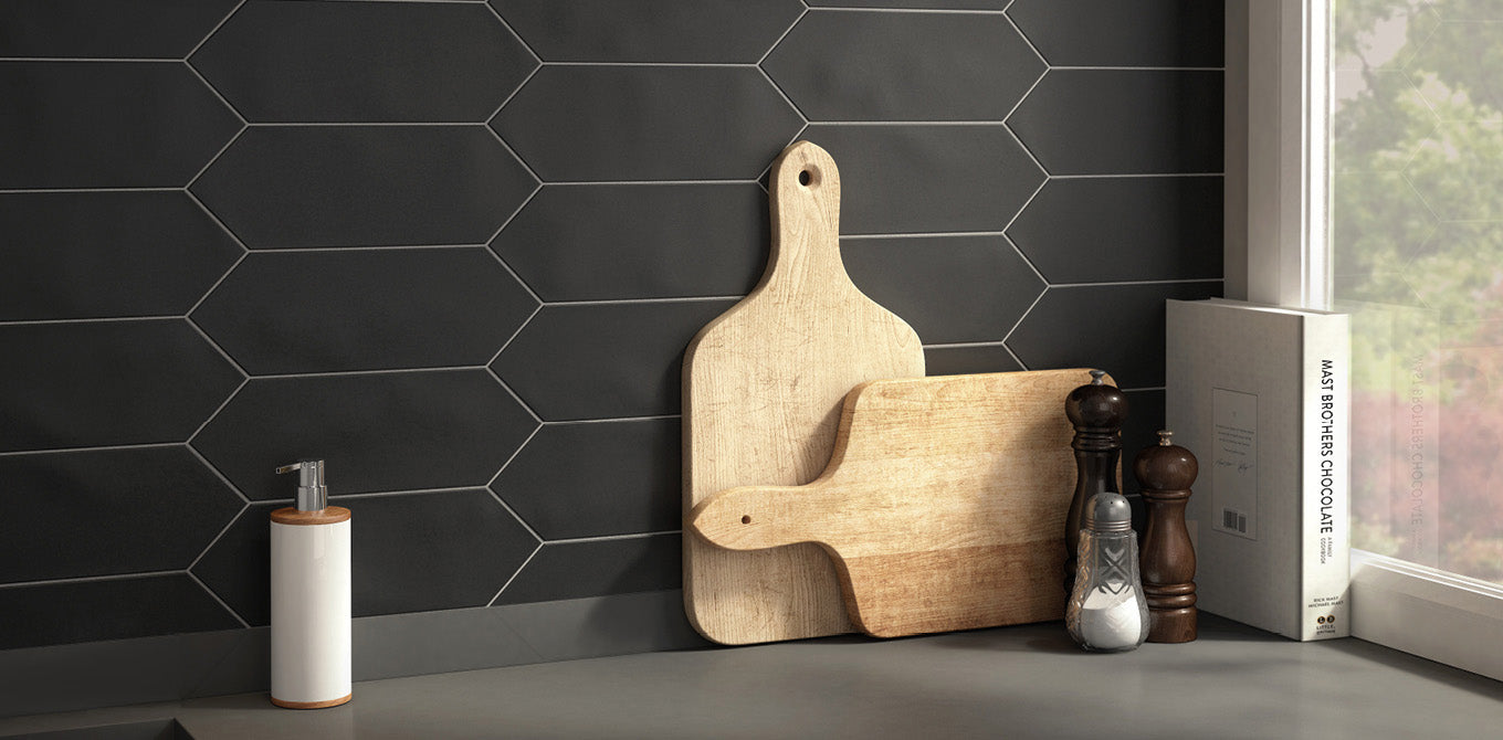 Castillo Porcelain Black Tile Matte 4