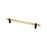 Radial Reign Aluminum Modern Brushed Gold and Matte Black Cabinet Pull Modern Brushed Gold / Matte Black 4
