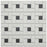 Gotham Porcelain Spiral White w/ Black Dot Mosaic Matte 3