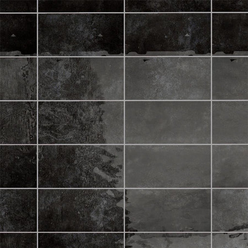 Camden Ceramic Nero Tile Glossy 1