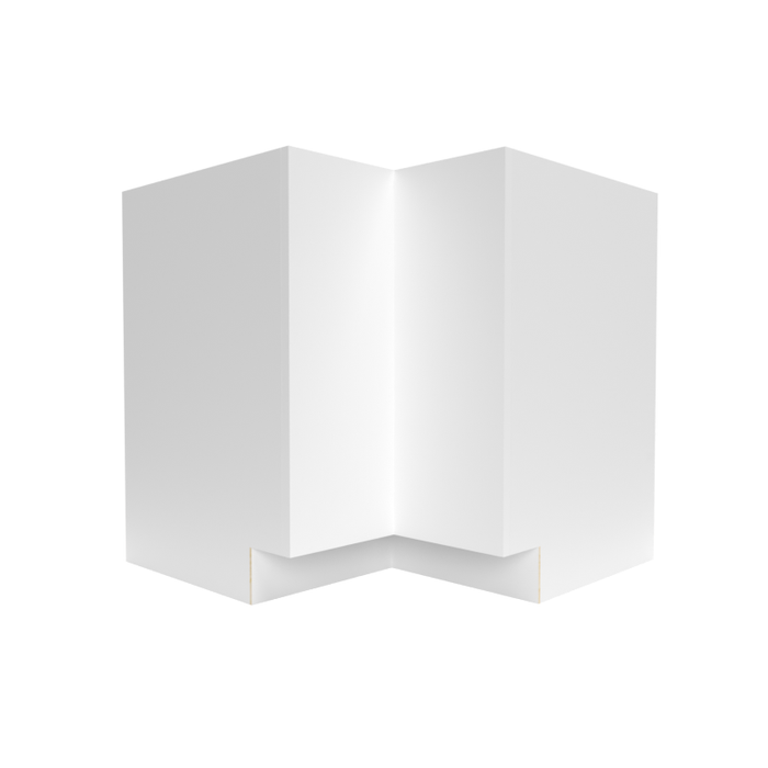 Manhattan Wood Snow White Corner Lazy Susan Base Cabinet Gloss 1