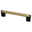 Studio Remix Stainless Steel Modern Brushed Gold and Matte Black Cabinet Pull Modern Brushed Gold / Matte Black 3