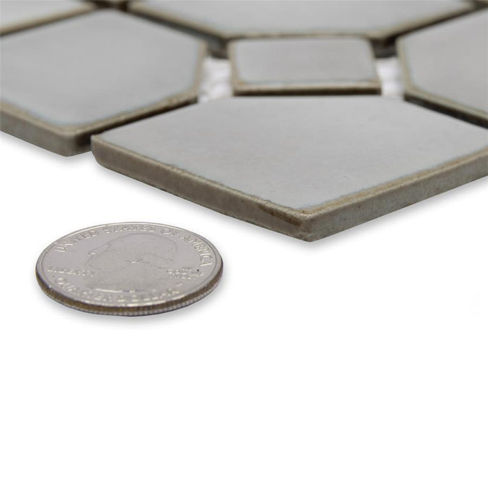 Hudson Porcelain Oxford Grey Eye Mosaic Glossy 7