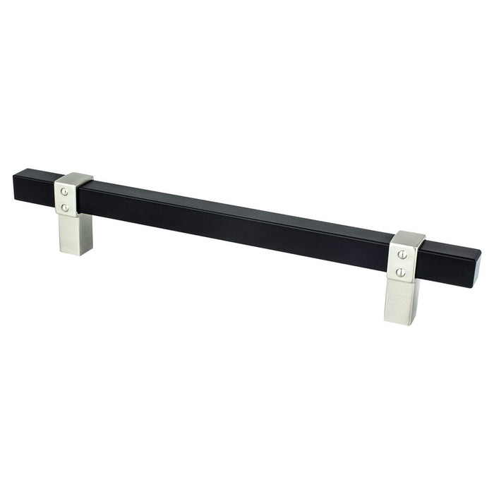 Rivet Rebel Aluminum Matte Black and Brushed Nickel Cabinet Pull Matte Black / Brushed Nickel 3