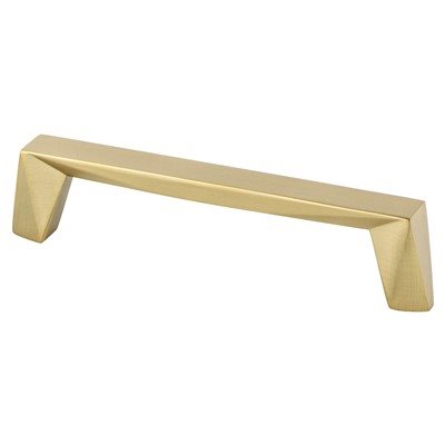 Swagger Zinc Modern Brushed Gold Cabinet Pull Modern Brushed Gold 2