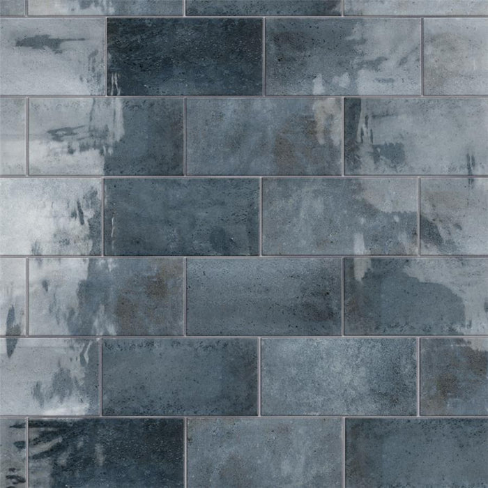 Camden Ceramic Azurro Tile Glossy 1