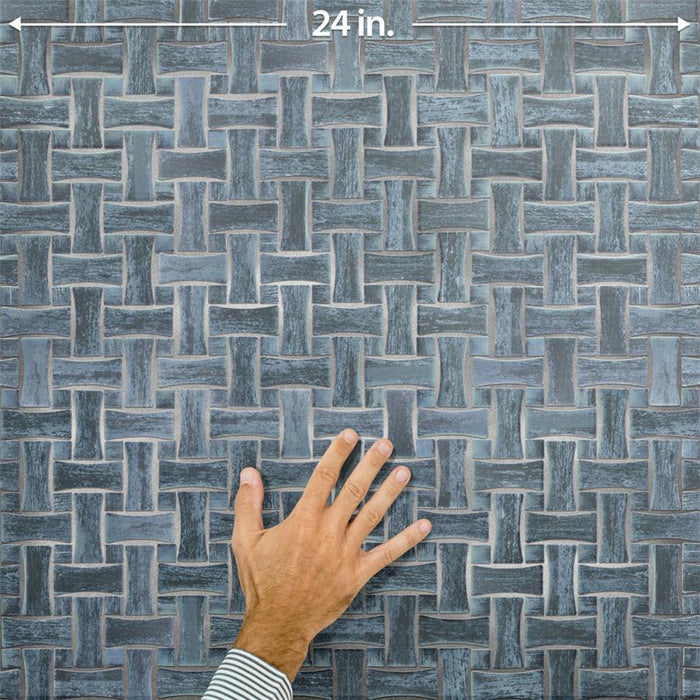 Cassis Porcelain Dog Bone Mosaic Matte 5