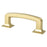 Hearthstone Zinc Modern Brushed Gold Cabinet Pull Modern Brushed Gold 1