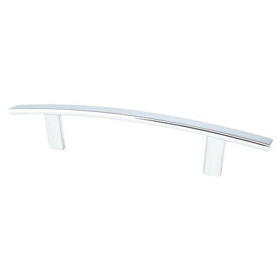 Transitional Advantage One Zinc Polished Chrome Cabinet Pull Polished Chrome 1