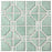 Hudson Porcelain Moonbeam Mint Green Mosaic Glossy 3