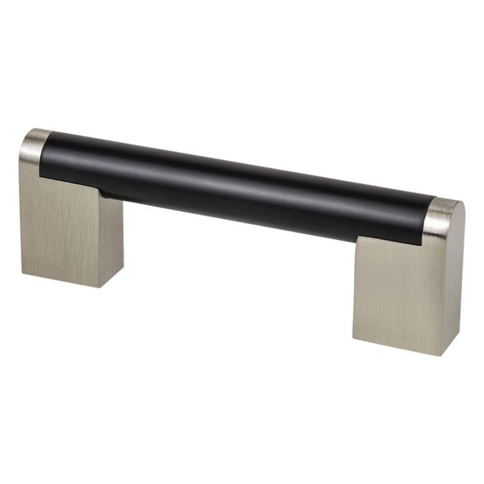 Studio Remix Stainless Steel Matte Black and Brushed Nickel Cabinet Pull Matte Black / Brushed Nickel 1