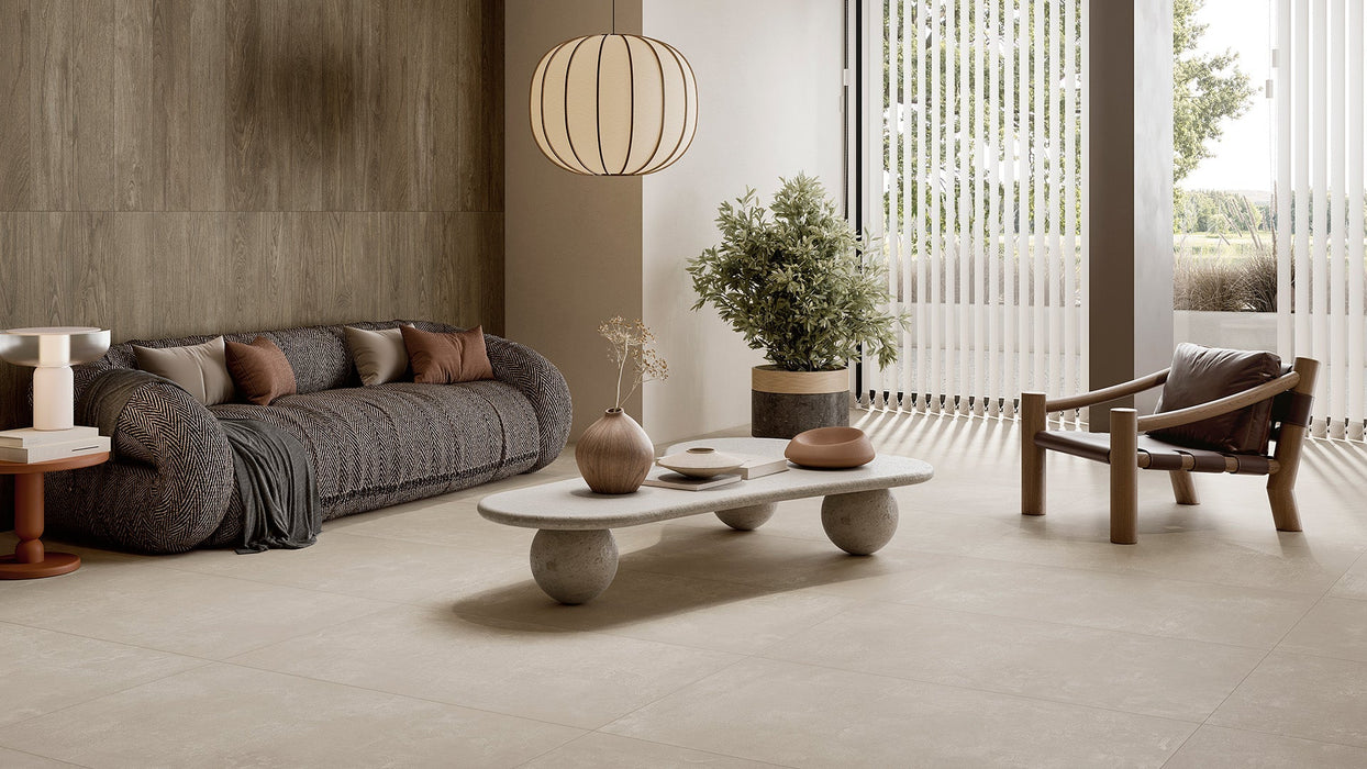 Essential Porcelain Beige Tile Matte 2