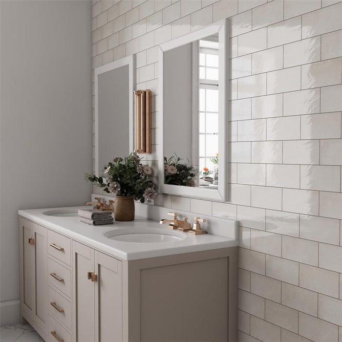Camden Ceramic Bone Tile Glossy 6
