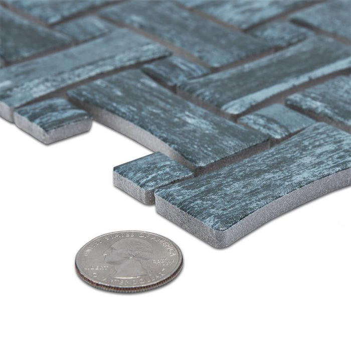 Cassis Porcelain Dog Bone Mosaic Matte 7