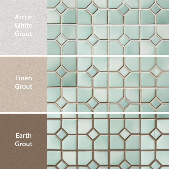 Hudson Porcelain Oxford Mint Green Mosaic Glossy 4