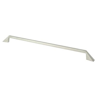 Right Zinc Brushed Nickel Cabinet Pull Brushed Nickel 3