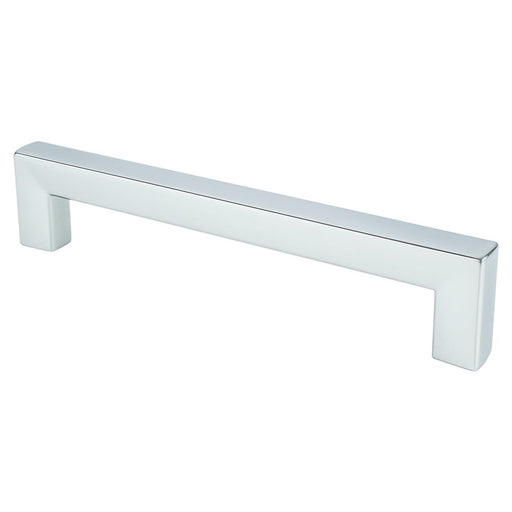 Square Zinc Polished Chrome Cabinet Pull Polished Chrome 1