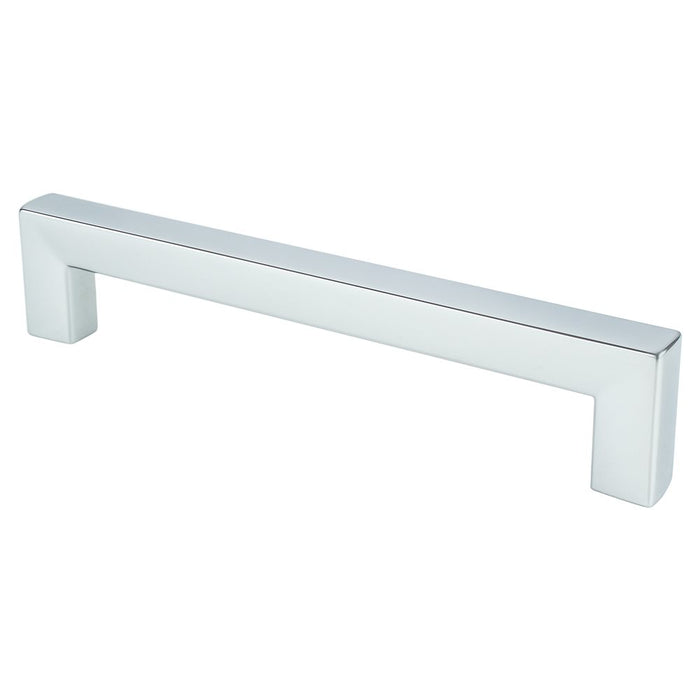 Square Zinc Polished Chrome Cabinet Pull Polished Chrome 1