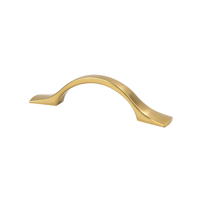 Echo Zinc Modern Brushed Gold Cabinet Pull Modern Brushed Gold 1