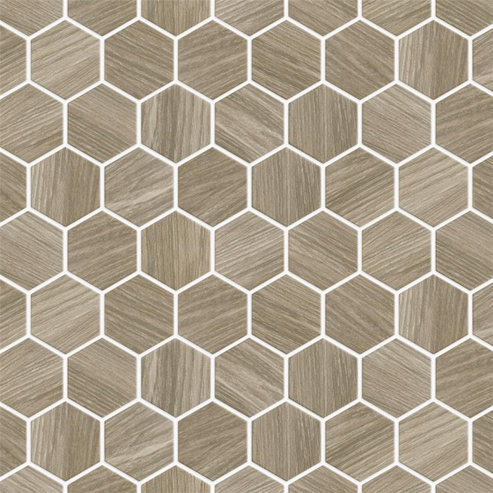 Llama Porcelain Noce Mosaic Matte 8