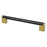 Studio Remix Stainless Steel Matte Black and Modern Brushed Gold Cabinet Pull Matte Black / Modern Brushed Gold 4