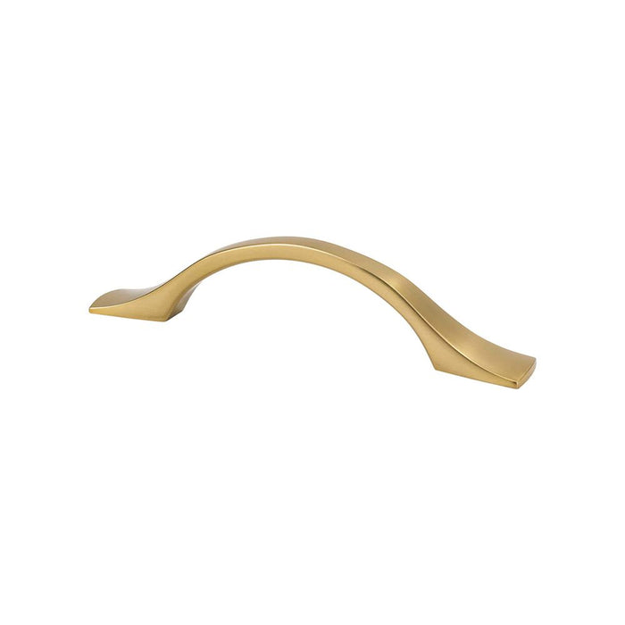 Echo Zinc Modern Brushed Gold Cabinet Pull Modern Brushed Gold 2