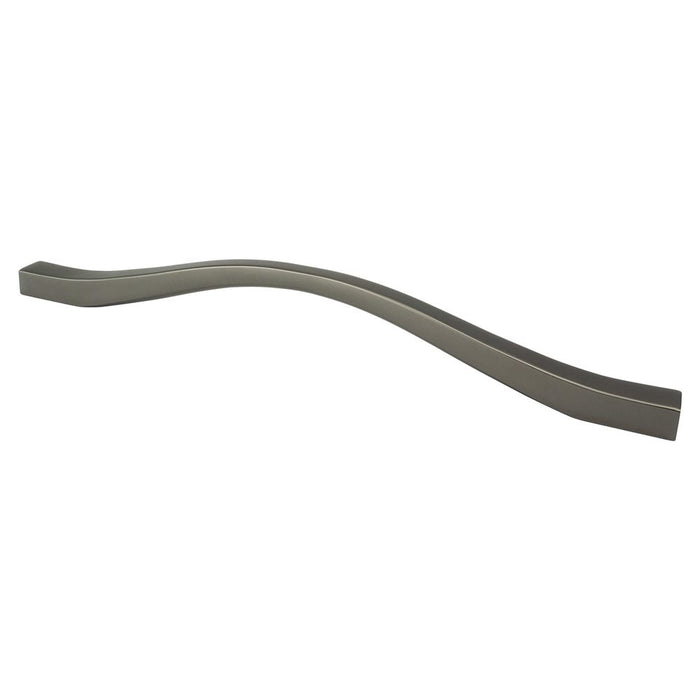 Fluid Zinc Charcoal Gray Cabinet Pull Charcoal Gray 2