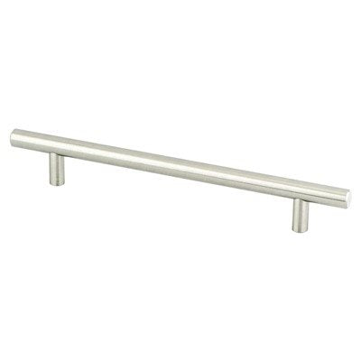Transitional Advantage Two Steel Brushed Nickel Cabinet Pull Brushed Nickel 1