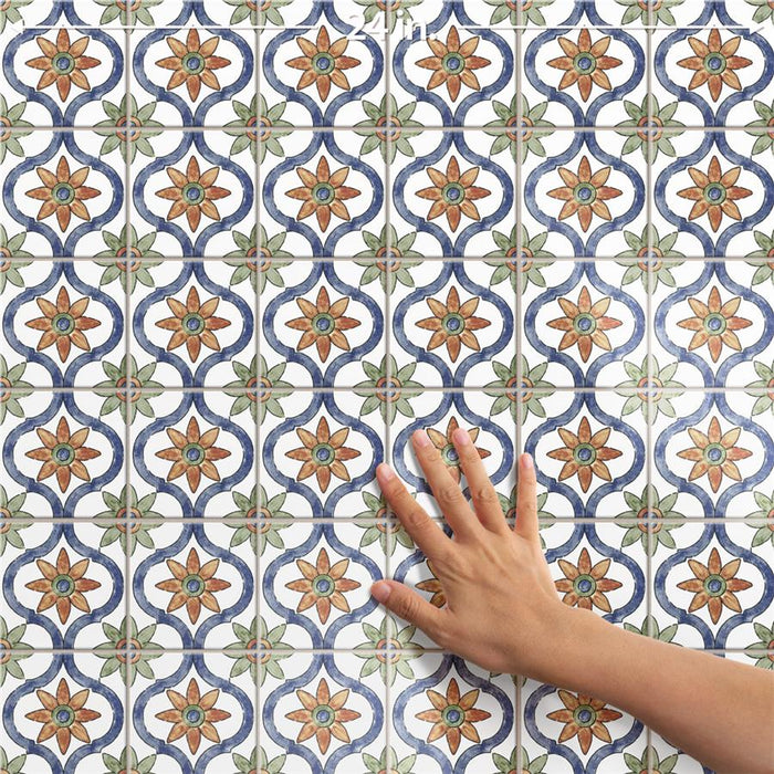 Porcelain Sentier des Bourges Tile Mixed 7