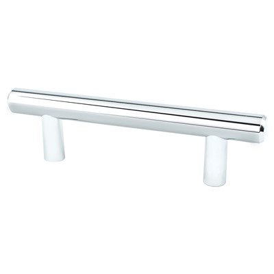 Transitional Advantage Two Steel Polished Chrome Cabinet Pull Polished Chrome 3
