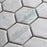 Cassis Porcelain White Mosaic Satin 8
