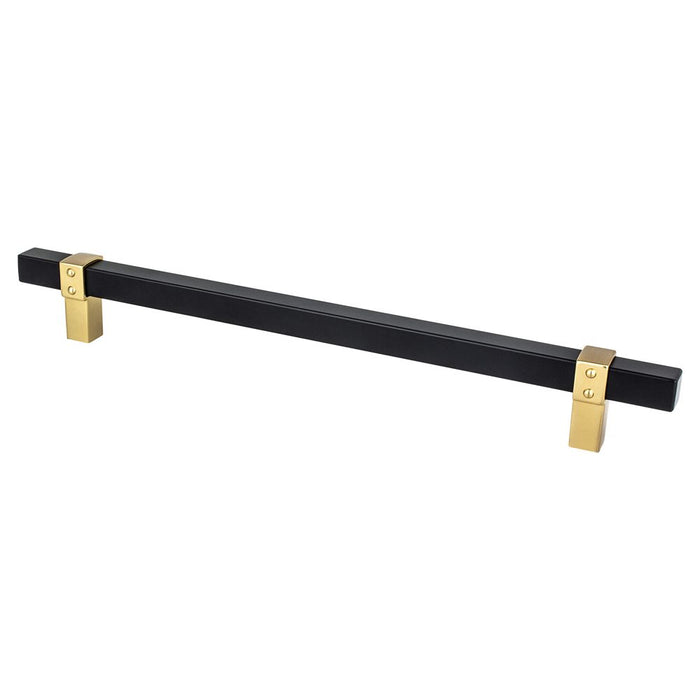 Rivet Rebel Aluminum Matte Black and Modern Brushed Gold Cabinet Pull Matte Black / Modern Brushed Gold 3