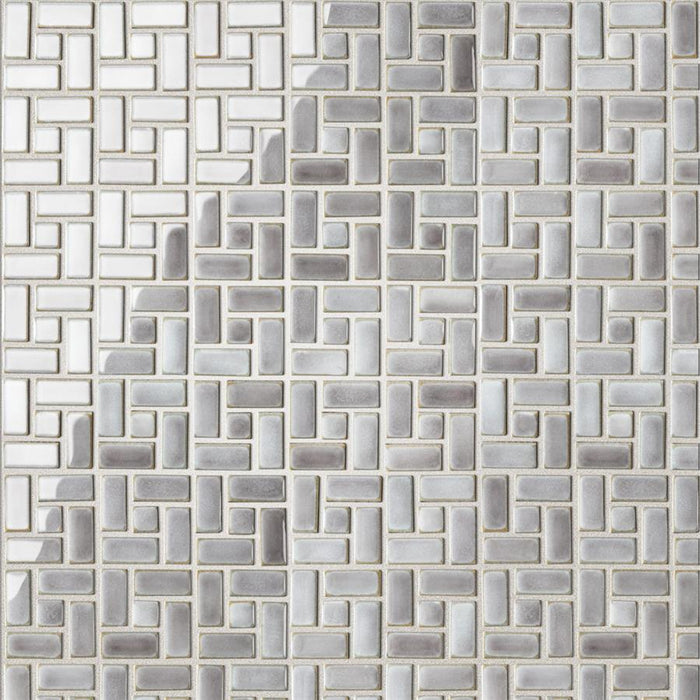Hudson Porcelain Grey Eye Mosaic Glossy 8
