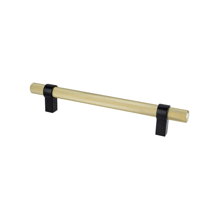 Radial Reign Aluminum Modern Brushed Gold and Matte Black Cabinet Pull Modern Brushed Gold / Matte Black 3