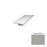 Loften Gravel Fabric luxury Vinyl Moulding / Trim - 94" End Cap