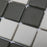 Gotham Porcelain Black and White Border Mosaic Matte 8