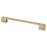 Skyline Zinc Modern Brushed Gold Cabinet Pull Modern Brushed Gold 3
