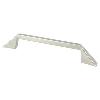 Right Zinc Brushed Nickel Cabinet Pull Brushed Nickel 1