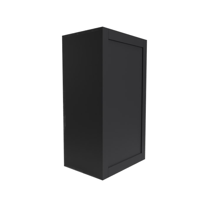 Single Shaker Wood Espresso Wall Cabinet Matte 1