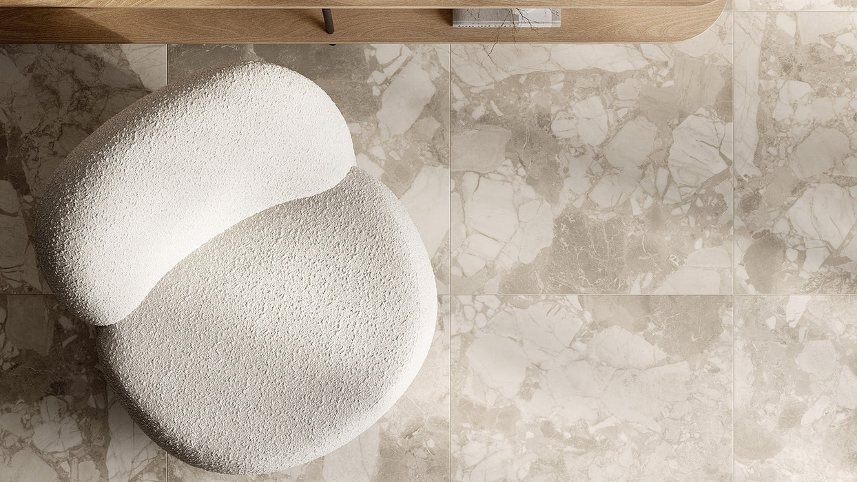 Ceppo Porcelain Cream Tile Matte 1