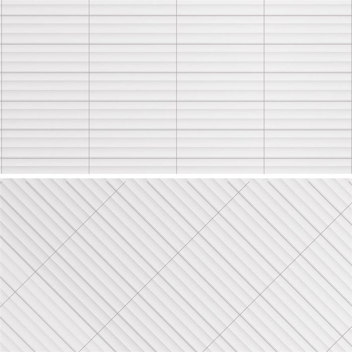 Crown Ceramic Maori White Tile Matte 7